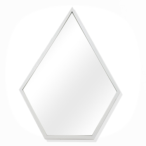 벨라 오각 인테리어 거울(화이트)-T